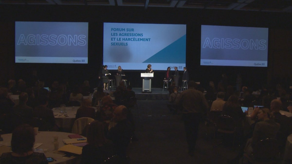 The Forum Against Sexual Violence included about 200 attendees in Quebec City. 