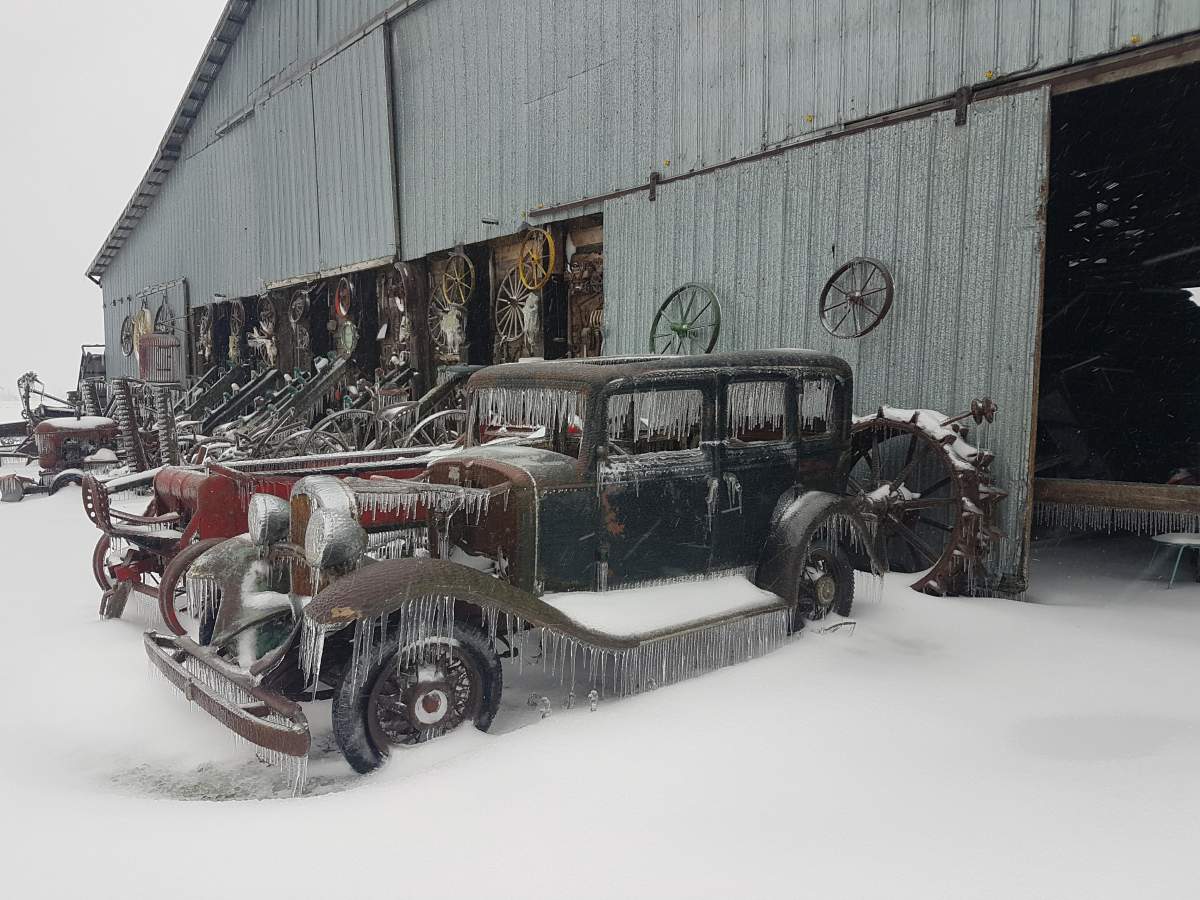 Ice storm in Dewdney, east of Mission, Friday morning. Credit: Chris Jensen.