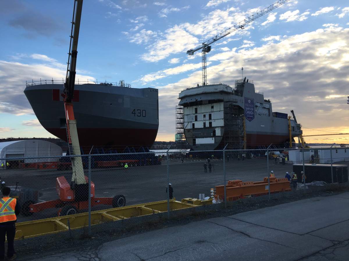 HMCS Harry DeWolf is expected to be launched at the Halifax Shipyard in 2018.