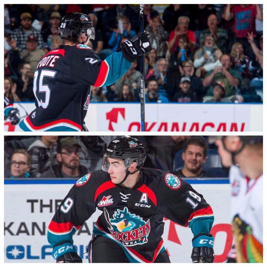 Kelowna Rockets team captain Cal Foote and assistant captain Dillon Dube are heading to the IIHF World U20 Championship in Buffalo, NY. 