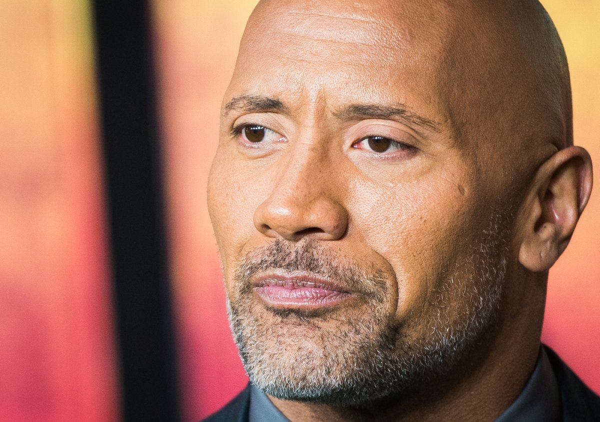 Dwayne Johnson attends the 'Jumanji: Welcome To The Jungle' UK premiere at Vue West End on December 7, 2017 in London, England.