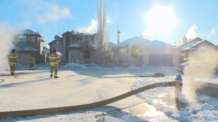 Fire crews were called to a home in area of 108 Street and 178 Avenue at around midnight Saturday, Dec. 30, 2017.
