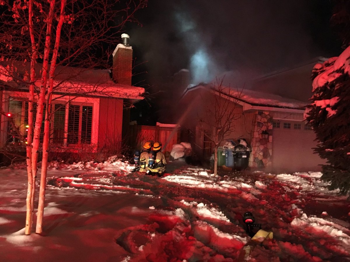 Fire crews battled both extreme cold and a blaze at a Bonavista home.
