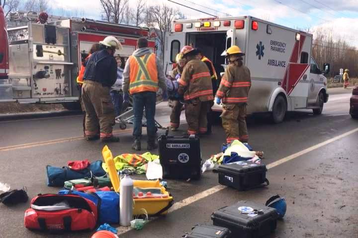 The incident happened Friday, November 17 when a vehicle driven by a 75-year-old man struck Isabelle Bourroughs, 66, while she was doing traffic control on Highway 6 east of Vernon. 