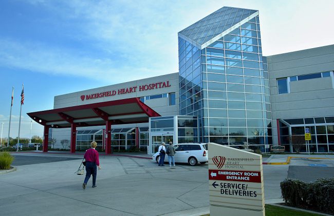 Undated file photo of Bakersfield Heart Hospital.
