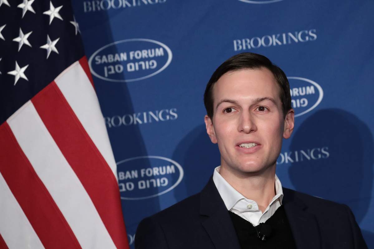 White House Senior Advisor to the President Jared Kushner speaks during a conversation with Haim Saban at Saban Forum, December 3, 2017 in Washington, DC.