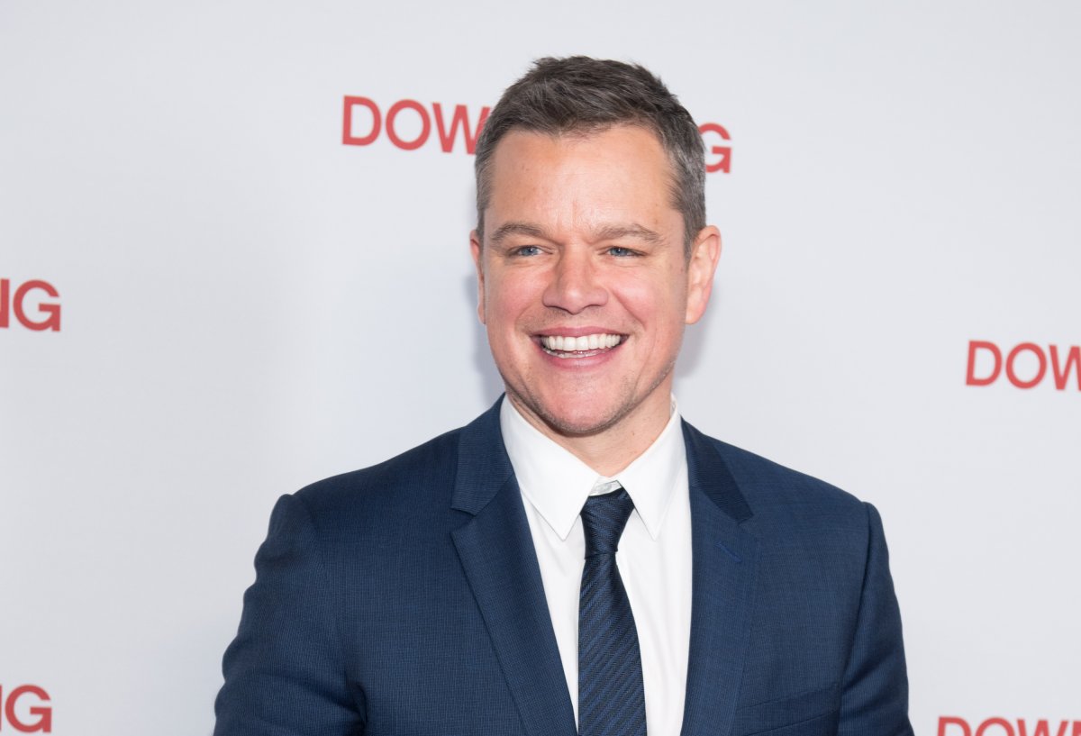 Actor Matt Damon attends the "Downsizing" New York screening at AMC Lincoln Square Theater on Dec. 11, 2017 in New York City.