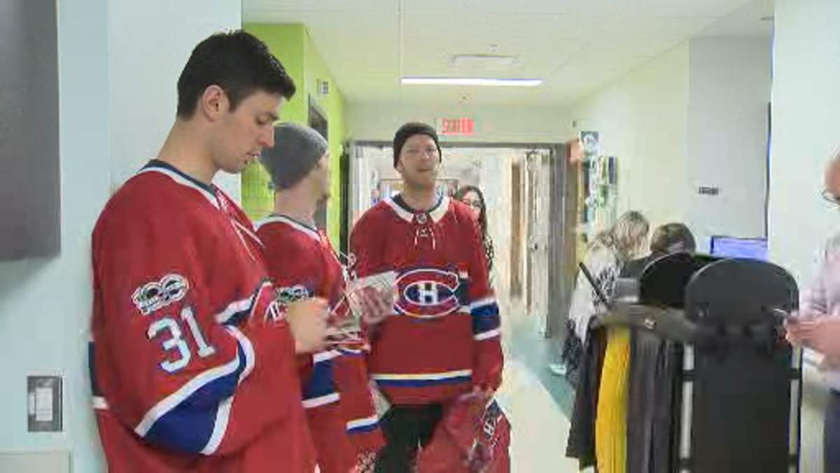 Carey Price signed many autographs at the Children’s Hospital Tuesday afternoon.