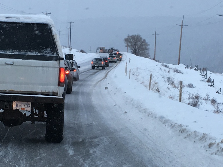 Highway 33 saw multiple vehicle collisions, about 28 reported in Central Okanagan Wednesday - image