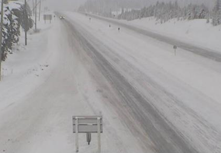 Hwy 97C (Okanagan Connector) 25 km east of Hwy 5A/97C Jct, looking east. 