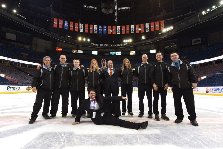 A photo taken on the day of the Oilers’ final game at Northlands Coliseum in April 2016.
