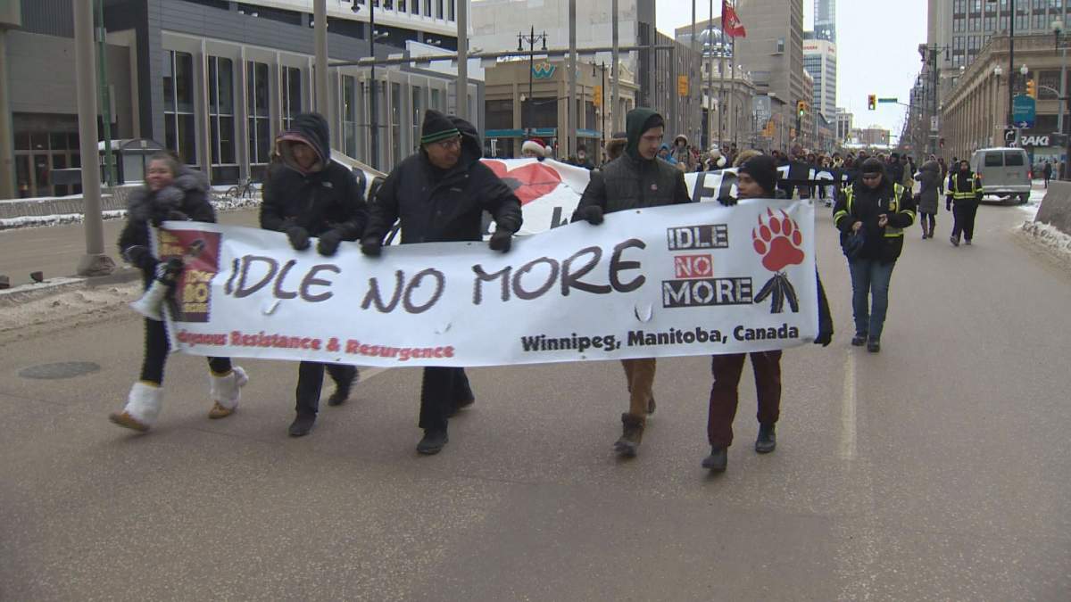 The demonstration began at 2 p.m. and is helping mark the progress the movement has made.


