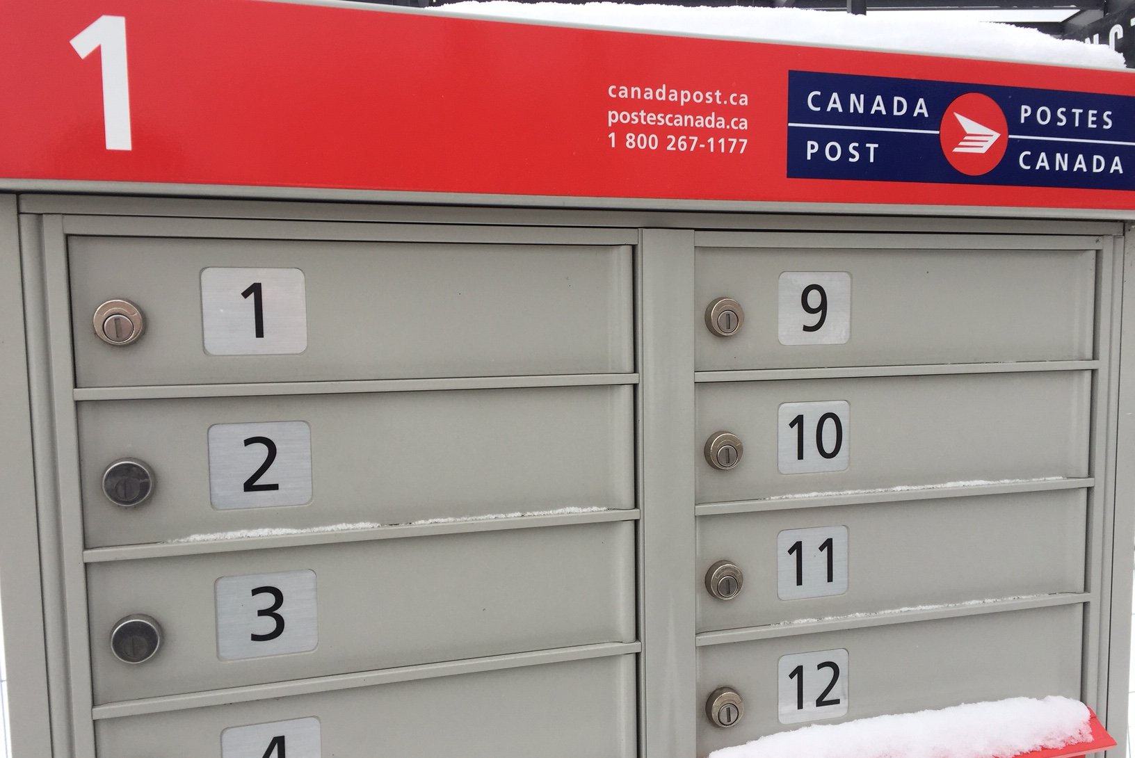 Canada Post is being affected by the weather conditions, which is impeding mail delivery in southern Saskatchewan, including Regina and Saskatoon.