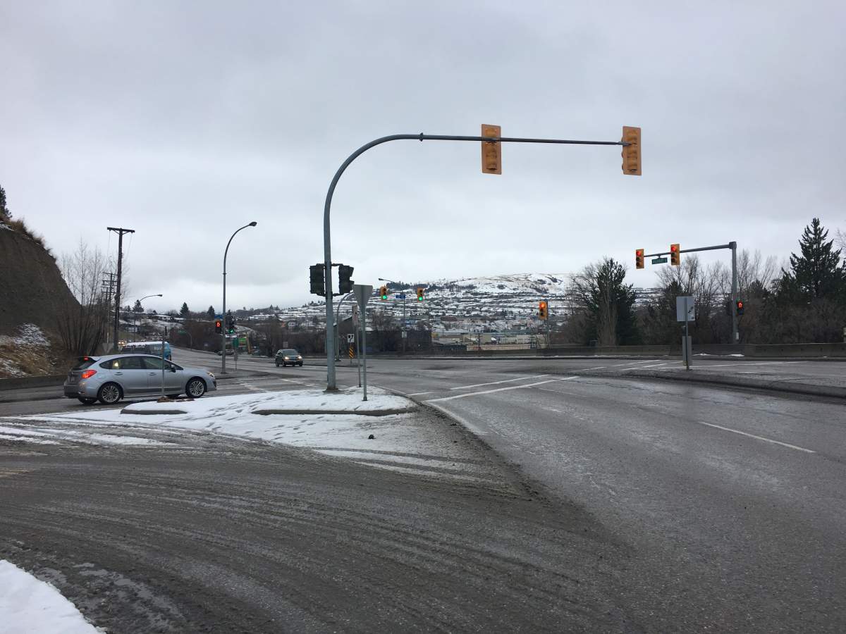 A Vernon cyclist suffered serious injuries after being run over by a pickup truck Monday morning. 