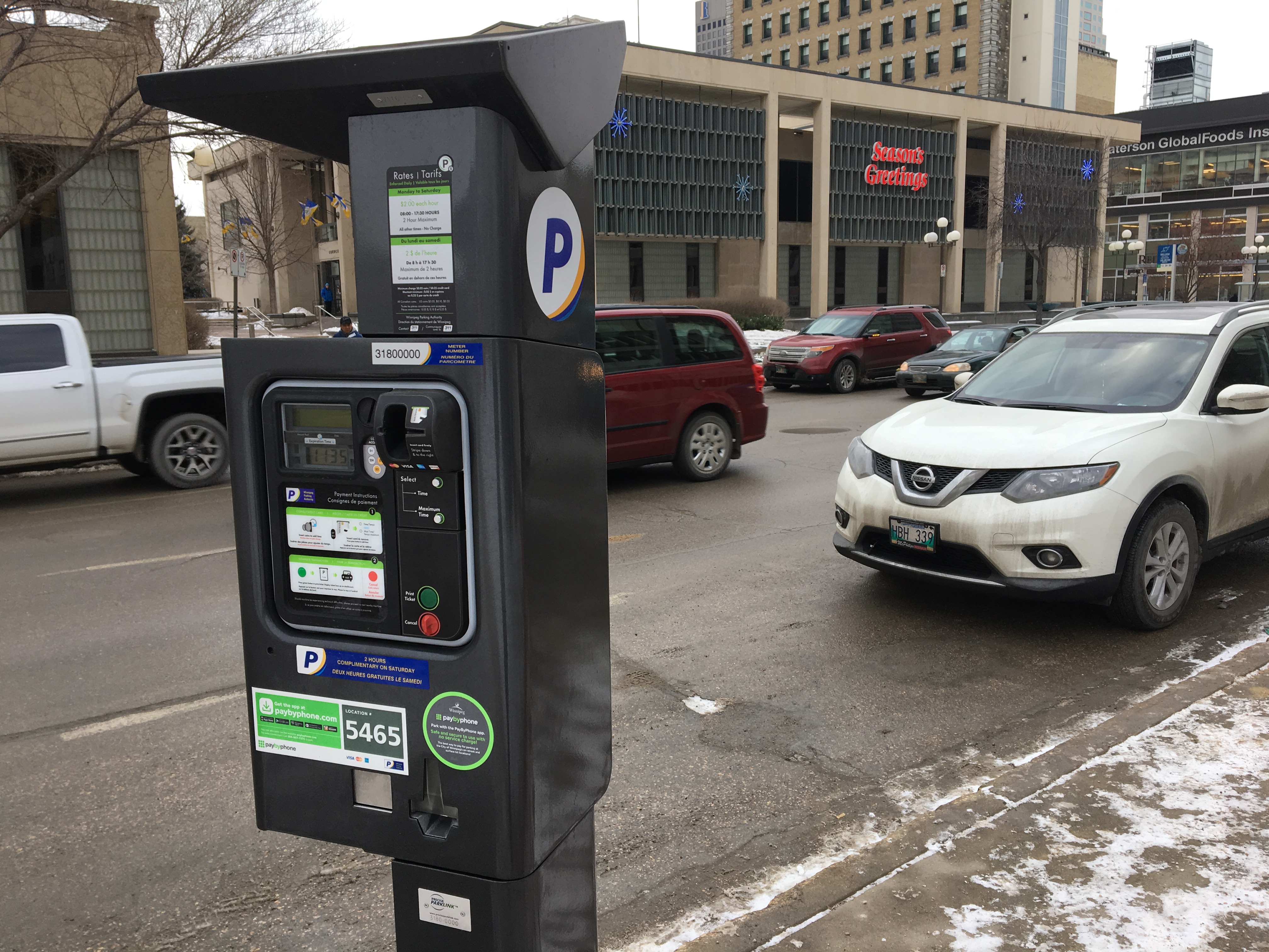 Hold on to your change Winnipeg s parking increase slow moving