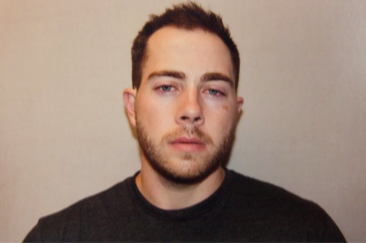 This photo was taken by police shortly after they arrested Christopher Garnier in September 2015.