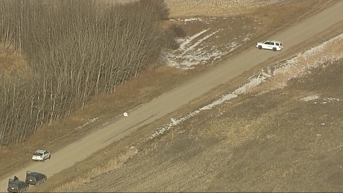 Strathmore RCMP investigate a body found south of Chestermere.