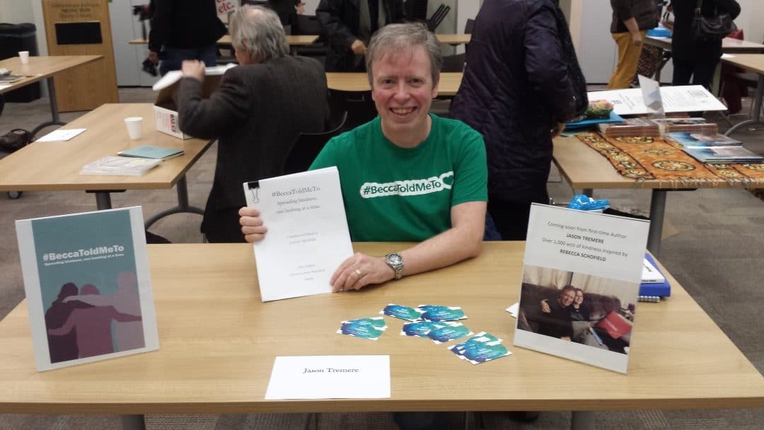 New Brunswick author Jason Tremere has worked with the Schofield family to publish a book chronicling all the acts of kindness inspired by Becca's inspirational hashtag.