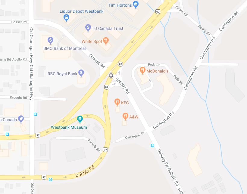 A crash in West Kelowna has snarled traffic Friday morning.