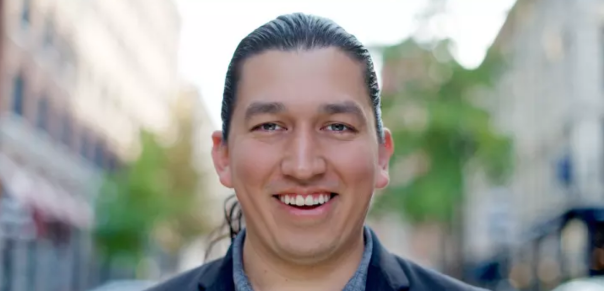 Khelsilem, newly-elected to Squamish Nation council in December 2017.