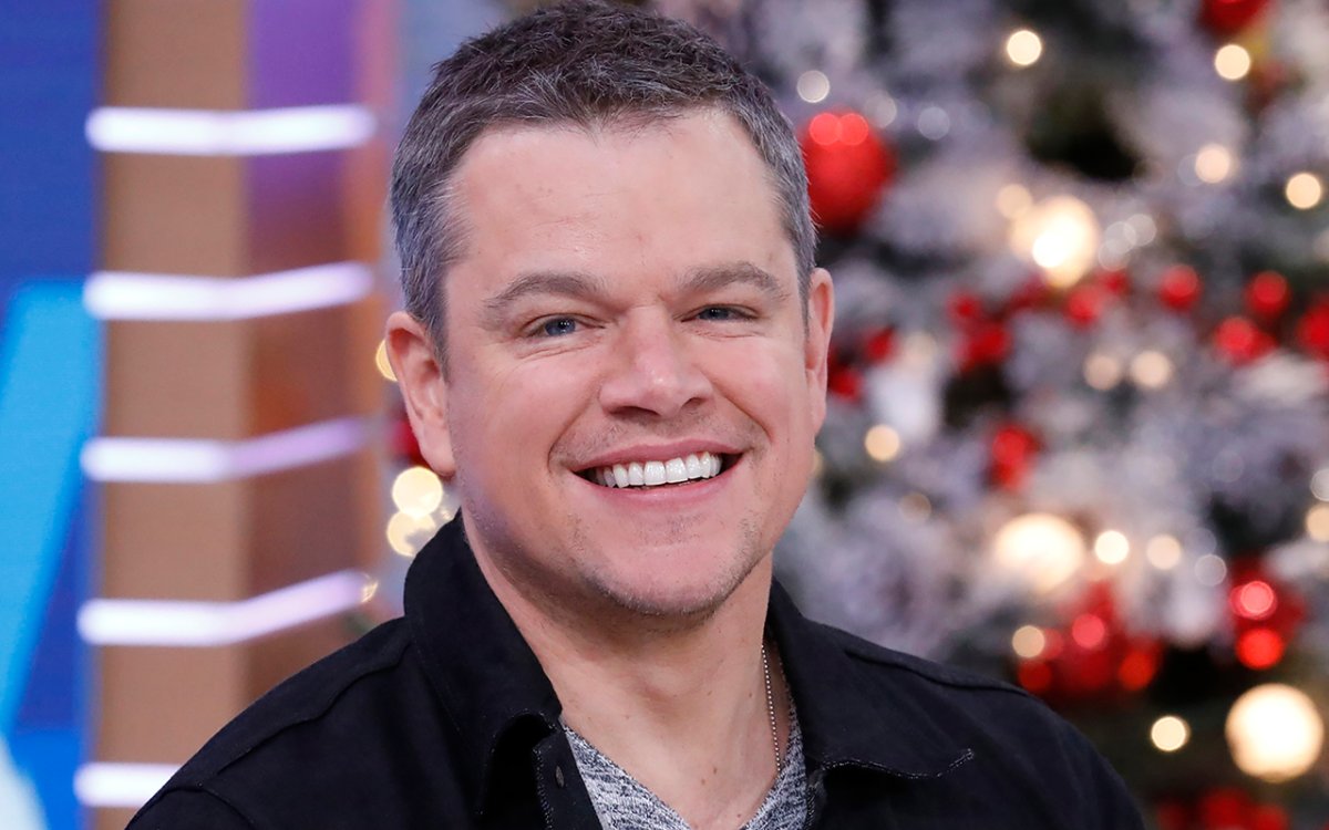 Matt Damon is a guest on 'Good Morning America,' Tuesday, Dec. 12, 2017. 