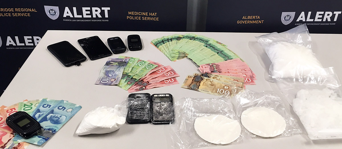 Over a kilogram of methamphetamine was seized in Medicine Hat on Dec. 8, the largest in the city's history.