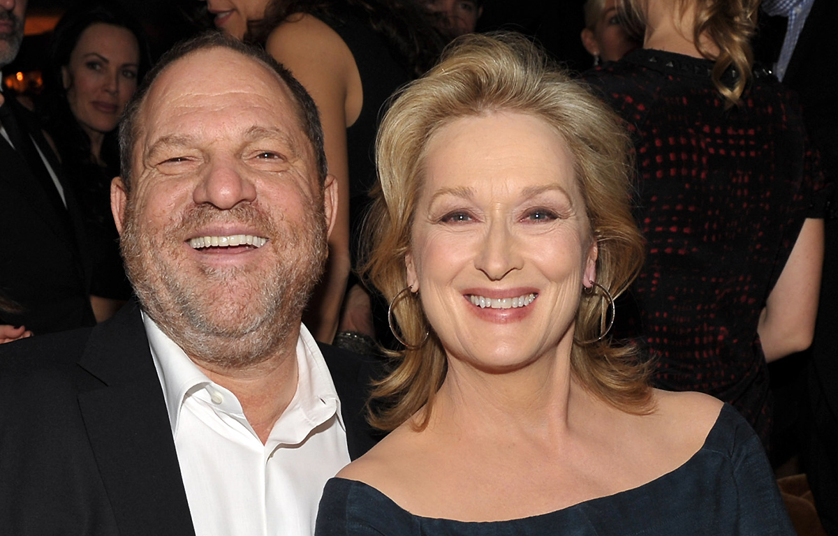 Harvey Weinstein and Meryl Streep attend the Australian Academy Of Cinema And Television Arts International Awards Ceremony at Soho House on January 27, 2012 in West Hollywood, Calif.