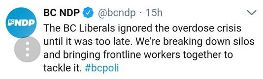 NDP minister apologizes over tweet accusing BC Liberals of ‘ignoring ...