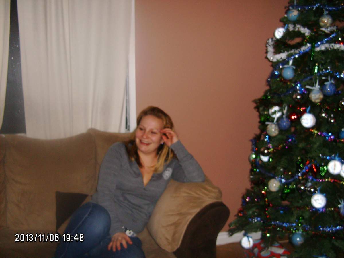 Nicole Bell's family released this picture of her at Christmas time. They hope their holiday plea for information will help find their daughter who has been missing for more than three months. 