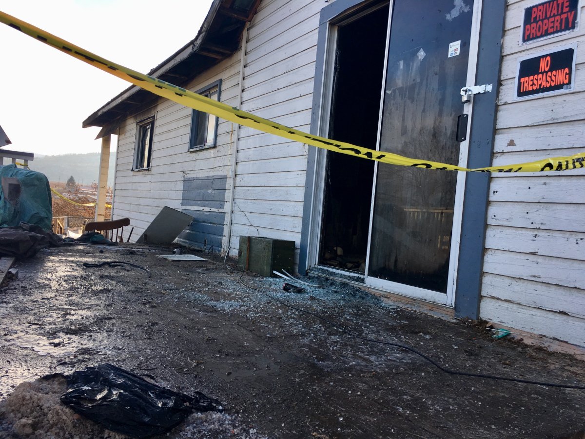 Fire damages a home with criminal past in south Okanagan - image