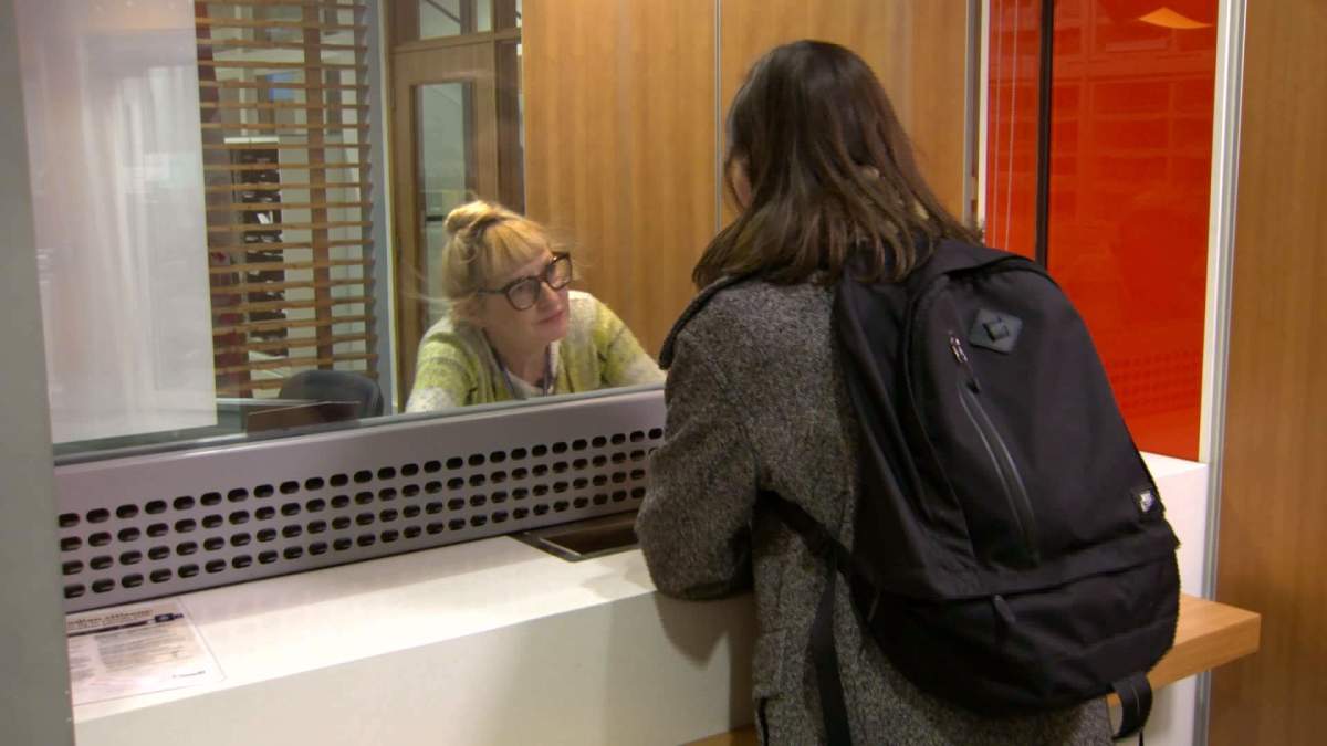 Deborah Aitken hard at work.