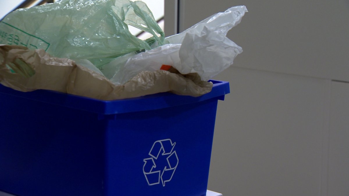 Plastic shopping bags pictured in Halifax on Dec. 7, 2017.