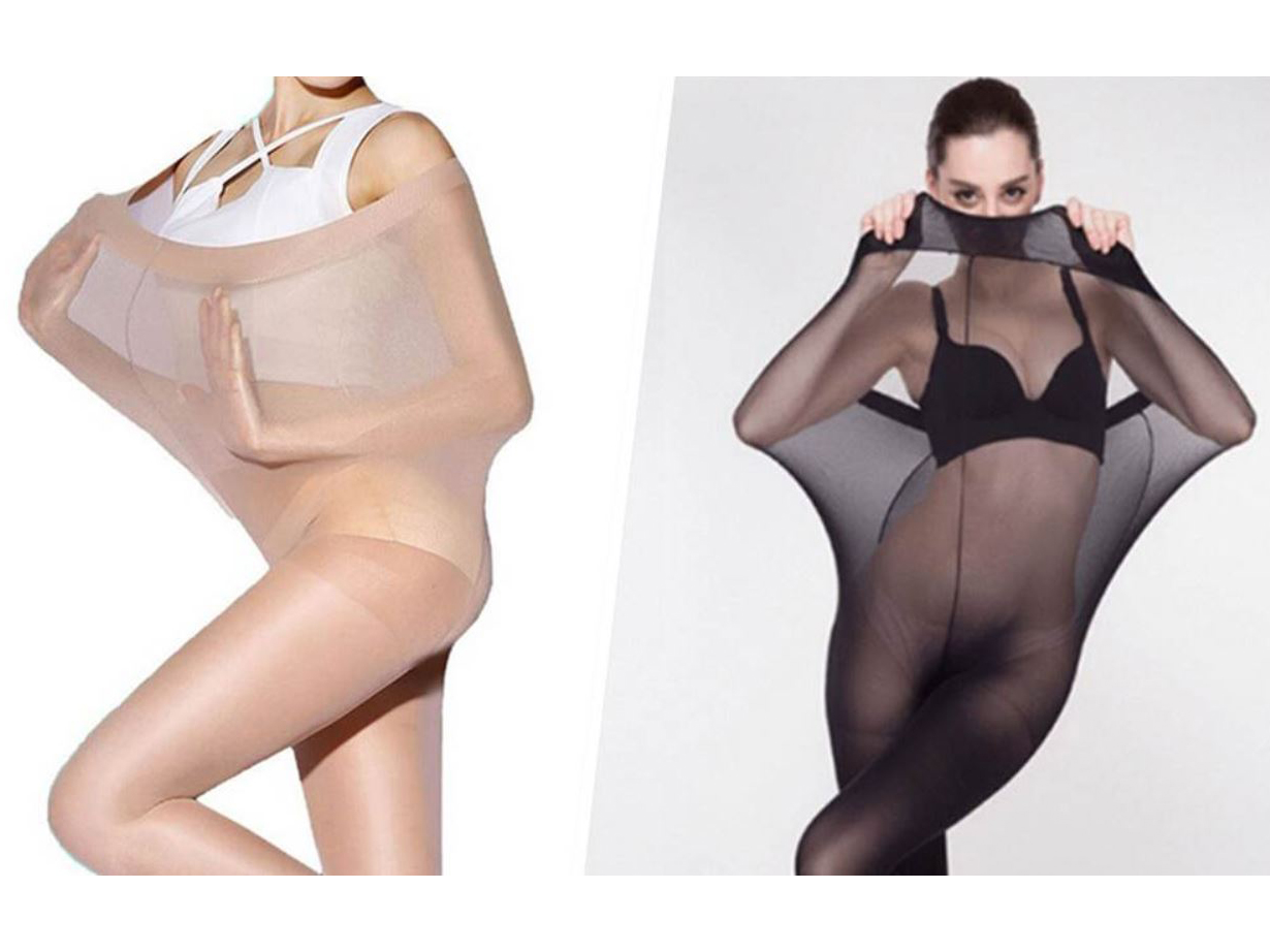 A shopping app used skinny models to sell plus-size tights — and