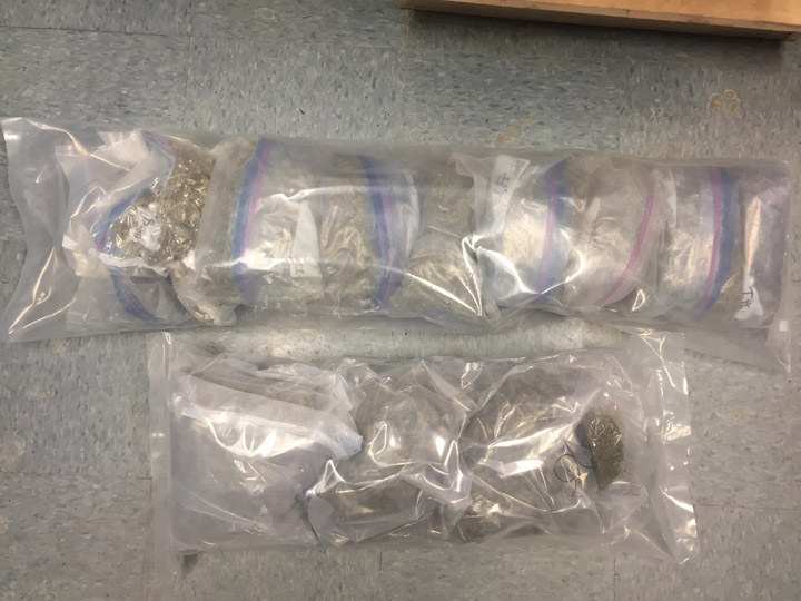 Marijuana seized at a home by Prince Albert police on Thursday, Dec. 7, 2017.