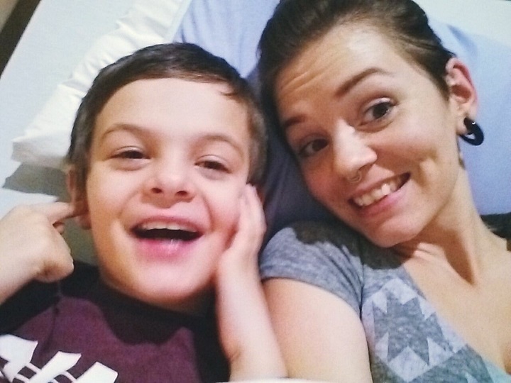 Remi Ranger and his mom Sierra Jardine