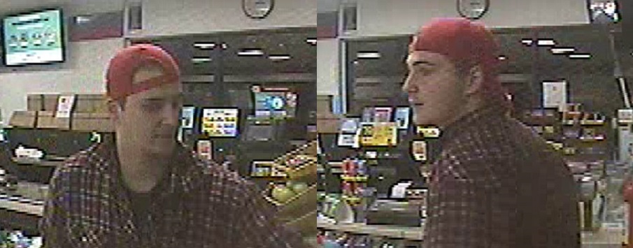 Surrey RCMP is looking for this man in connection with a convenience store robbery last month. 