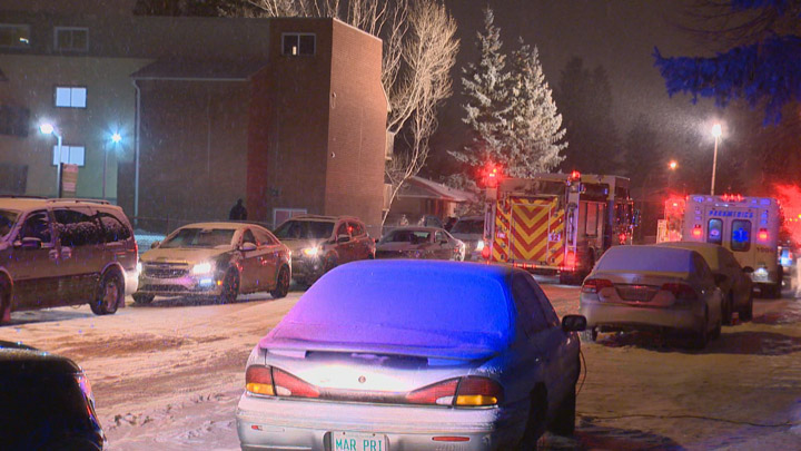 No injuries were reported after a fire at an apartment building in Saskatoon caused $100,000 in damage.