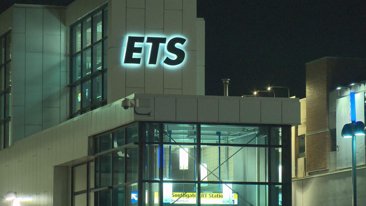 A file photo of the Southgate Transit Centre in south Edmonton.