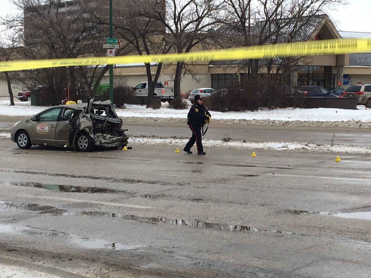 A major Winnipeg intersection is closed after an early morning crash .