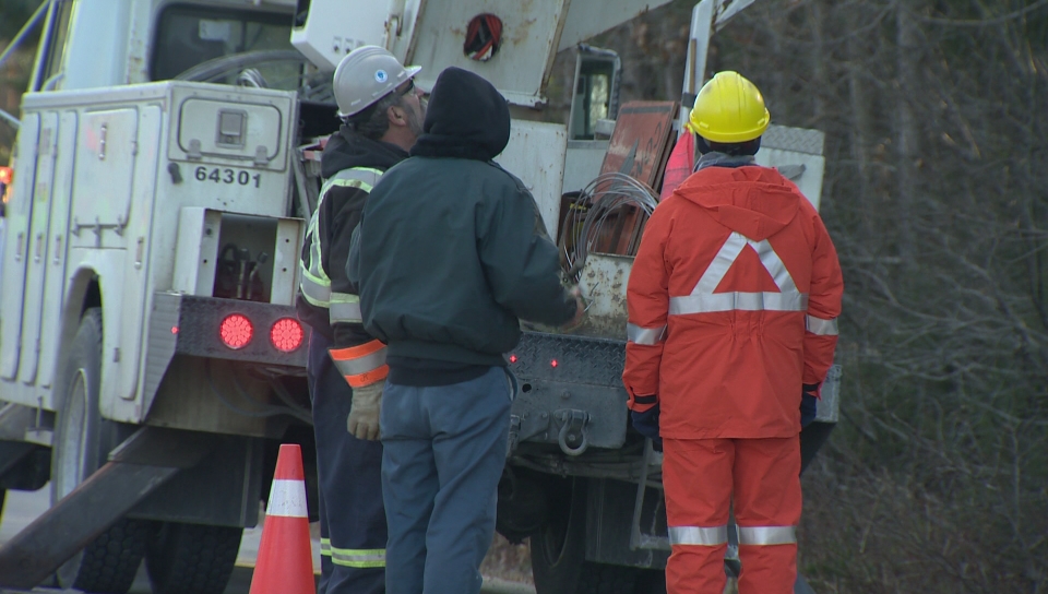Crews are working around the clock to restore power to thousands of Nova Scotians who were left in the dark following a storm on Christmas Day.