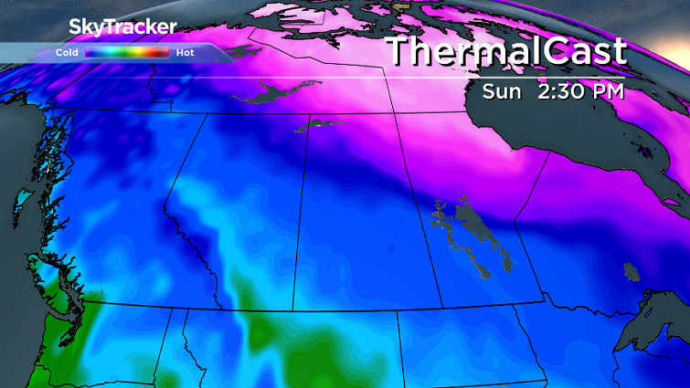 The heat sticks around central Saskatchewan for the weekend.