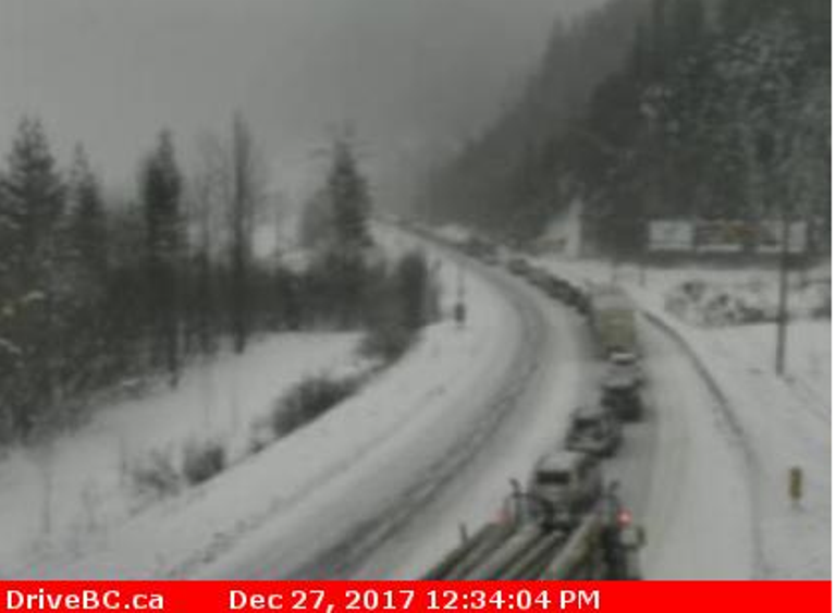 Trans-Canada Highway reopened near Revelstoke after serious crash - image