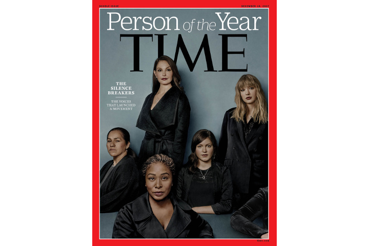 Adama Iwu is pictured front and centre on Time Magazine’s Person of the Year cover.