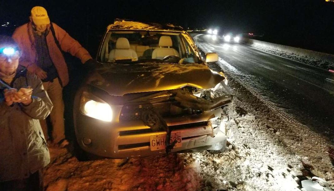 Close call for Vernon tow truck driver - image
