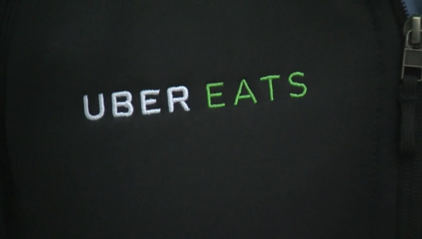 Uber Eats driver Daniel Henderson would like the company to help drivers front their gas bill.