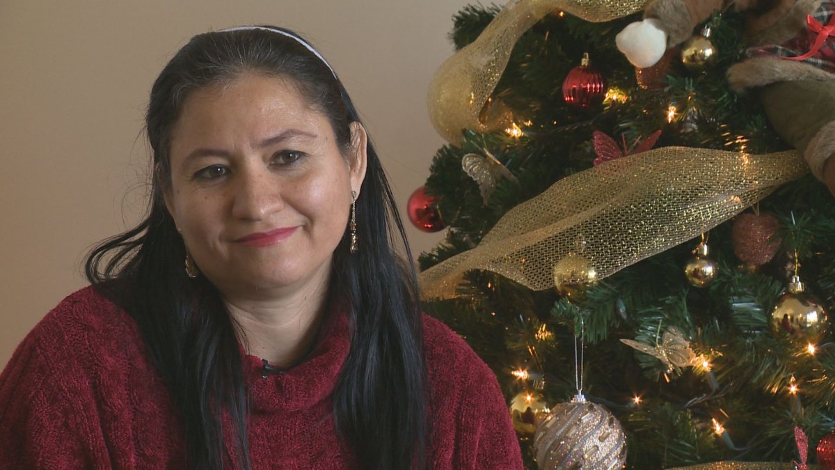 Maria Gisela gets set for her first Christmas in Canada since immigrating from Venezuela.