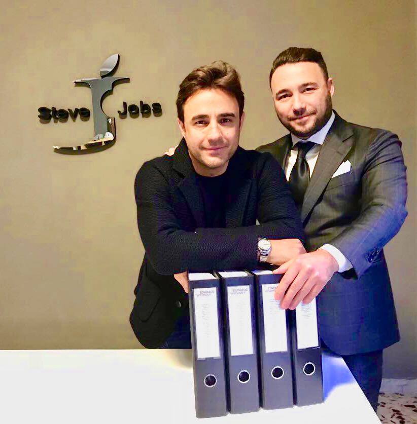 Vincent and Giacomo Barbato of Steve Jobs Inc won a trademark battle against Apple. 