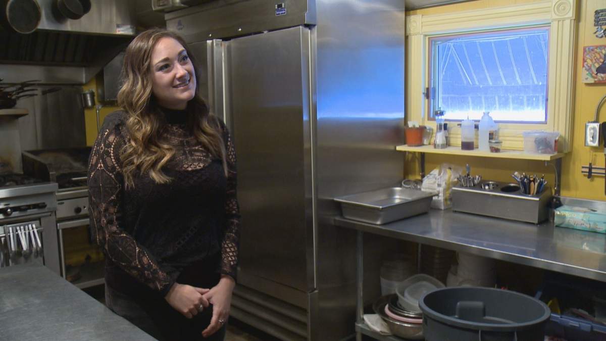 Jillian Vinge worked long hours alongside her sister Katie in The Happy Nun’s kitchen.