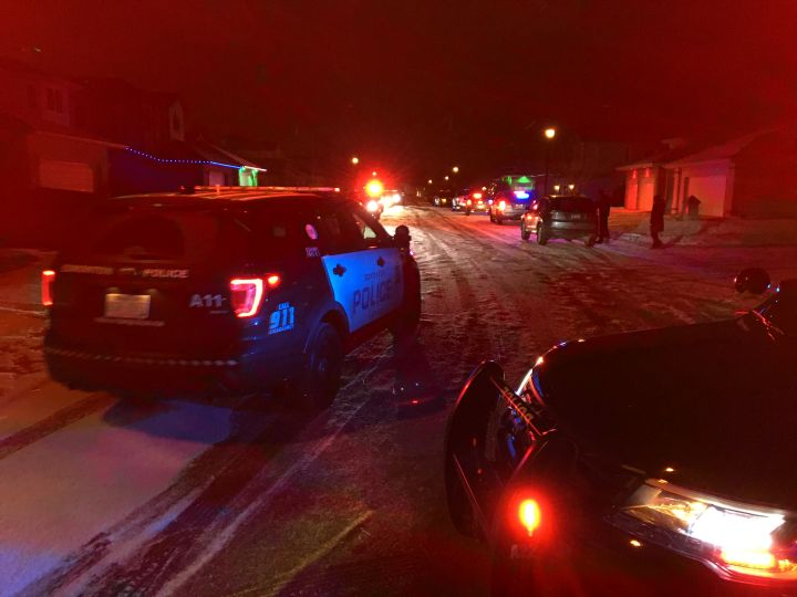 Residents of a west Edmonton neighbourhood in the area of Potter Greens Park were seeing flashing lights and a significant police presence beginning shortly after 8 p.m. on Thursday.