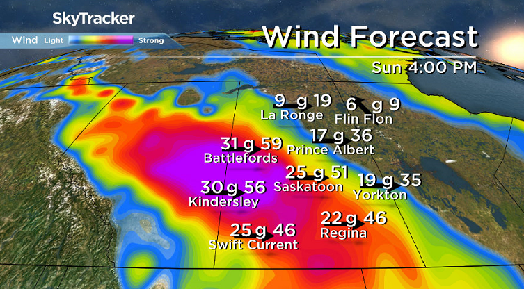 Winds will be a bit breezy this weekend with gusts picking up even stronger on Sunday.